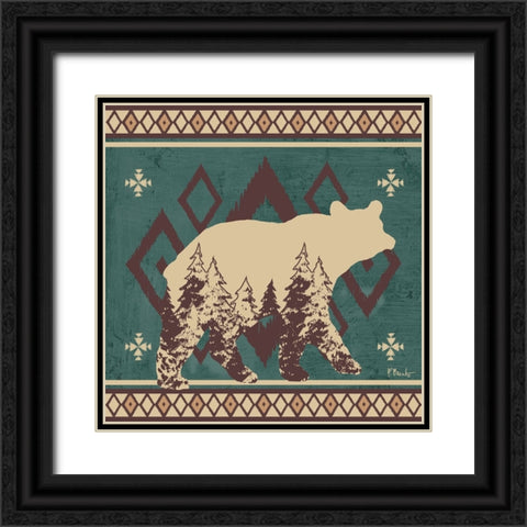 Aztec Lodge III Black Ornate Wood Framed Art Print with Double Matting by Brent, Paul