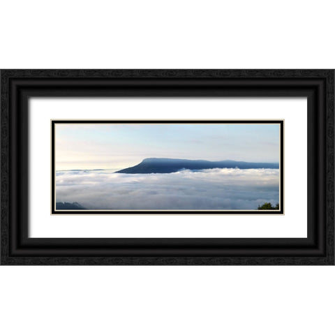 Above The Clouds Pano Black Ornate Wood Framed Art Print with Double Matting by Lee, Rachel