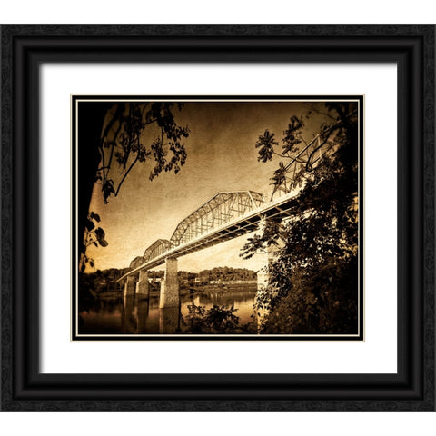 Afternoon Walnut Black Ornate Wood Framed Art Print with Double Matting by Lee, Rachel