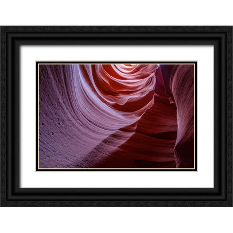 Antelope Canyon 6 Black Ornate Wood Framed Art Print with Double Matting by Lee, Rachel