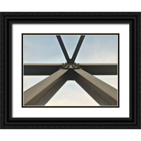 Architectural 2 Black Ornate Wood Framed Art Print with Double Matting by Lee, Rachel