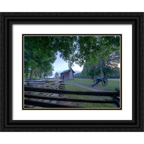 Chickamauga 1 Black Ornate Wood Framed Art Print with Double Matting by Lee, Rachel