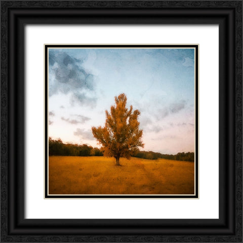 Chickamauga 15 Oil Paint Black Ornate Wood Framed Art Print with Double Matting by Lee, Rachel