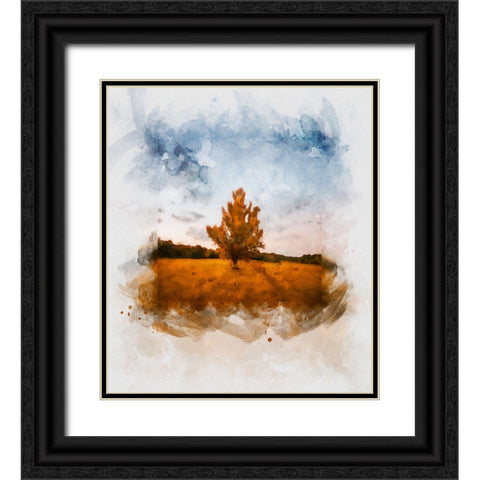 Chickamauga 15 Watercolor Black Ornate Wood Framed Art Print with Double Matting by Lee, Rachel