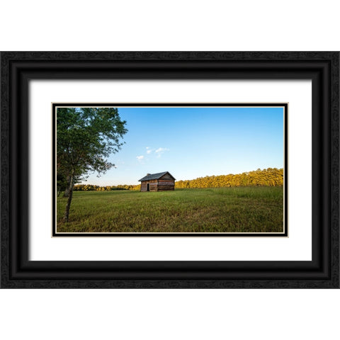 Chickamauga 3 Black Ornate Wood Framed Art Print with Double Matting by Lee, Rachel