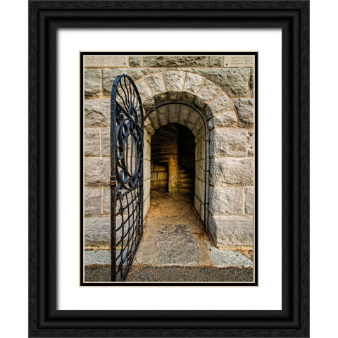 Chickamauga 9 Black Ornate Wood Framed Art Print with Double Matting by Lee, Rachel