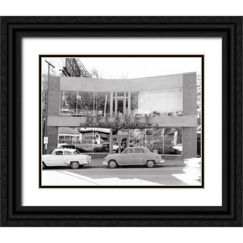 Delaney Furniture Black Ornate Wood Framed Art Print with Double Matting by Lee, Rachel