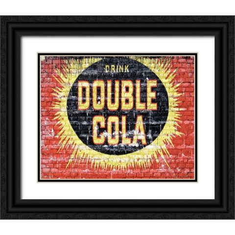 Double Cola Black Ornate Wood Framed Art Print with Double Matting by Lee, Rachel