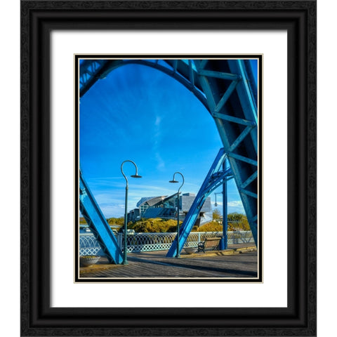 Framed Hunter Black Ornate Wood Framed Art Print with Double Matting by Lee, Rachel