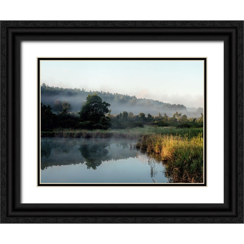 Mountain Lake 17 Black Ornate Wood Framed Art Print with Double Matting by Lee, Rachel