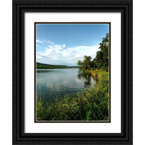 Mountain Lake 18 Black Ornate Wood Framed Art Print with Double Matting by Lee, Rachel