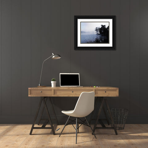 Mountain Lake 20 Black Ornate Wood Framed Art Print with Double Matting by Lee, Rachel