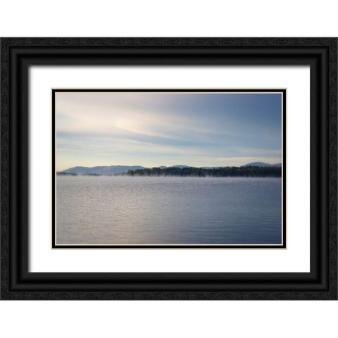 Mountain Lake 5 Black Ornate Wood Framed Art Print with Double Matting by Lee, Rachel