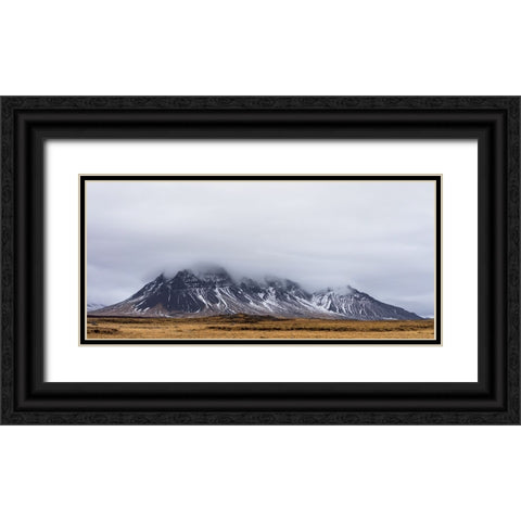 Mountain View 33 Black Ornate Wood Framed Art Print with Double Matting by Lee, Rachel