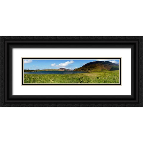 Mountain View 53 Black Ornate Wood Framed Art Print with Double Matting by Lee, Rachel