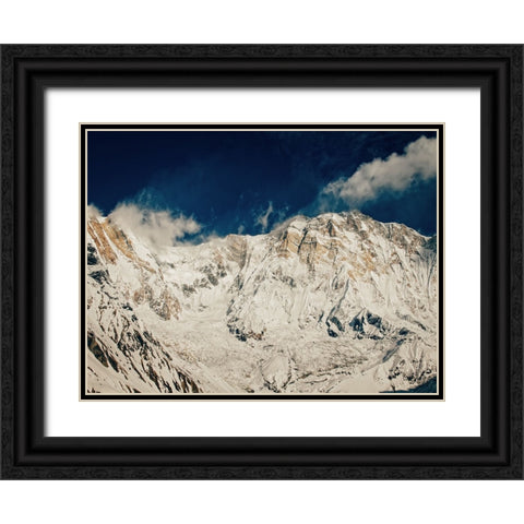 Mountain View 59 Black Ornate Wood Framed Art Print with Double Matting by Lee, Rachel