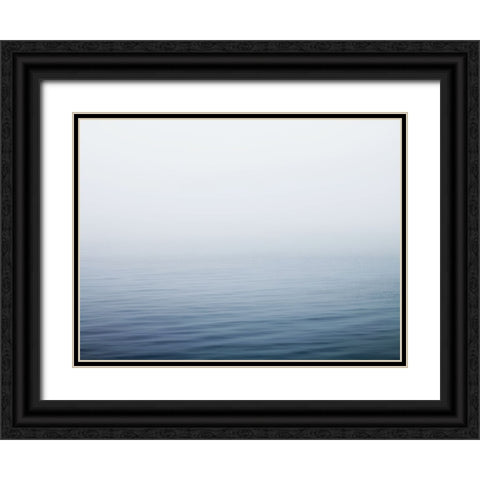 Ocean 38 Black Ornate Wood Framed Art Print with Double Matting by Lee, Rachel