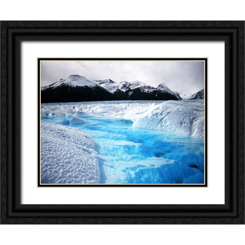 Ocean 59 Black Ornate Wood Framed Art Print with Double Matting by Lee, Rachel
