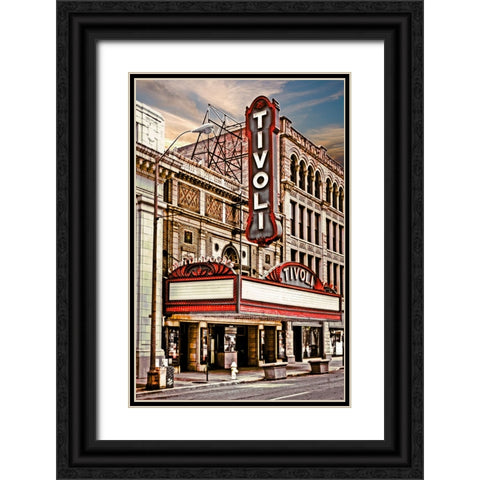 Old Tivoli Black Ornate Wood Framed Art Print with Double Matting by Lee, Rachel