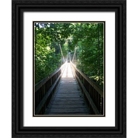 Pathway 6 Black Ornate Wood Framed Art Print with Double Matting by Lee, Rachel