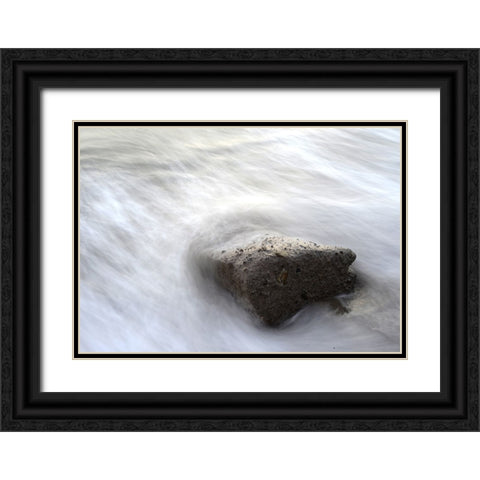 Rocks 12 Black Ornate Wood Framed Art Print with Double Matting by Lee, Rachel