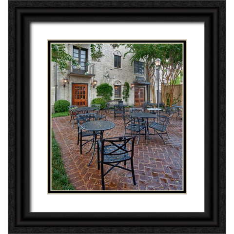 Scenic City 12 Black Ornate Wood Framed Art Print with Double Matting by Lee, Rachel