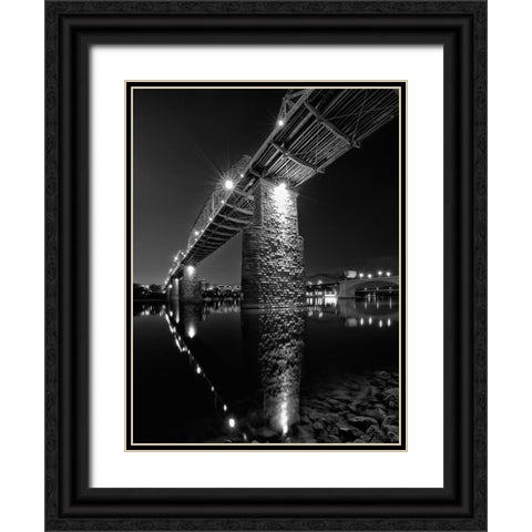 Scenic City 88 Black Ornate Wood Framed Art Print with Double Matting by Lee, Rachel