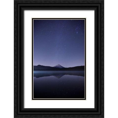 Sky 8 Black Ornate Wood Framed Art Print with Double Matting by Lee, Rachel