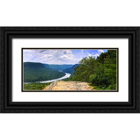 Snoopers Rock Summer 2 Black Ornate Wood Framed Art Print with Double Matting by Lee, Rachel