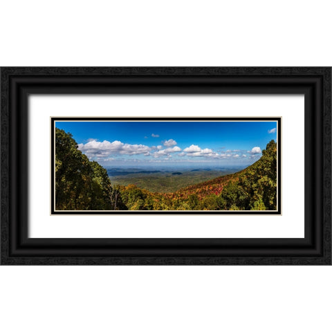 State Line Mountains Black Ornate Wood Framed Art Print with Double Matting by Lee, Rachel
