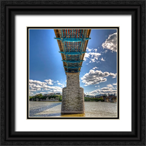 Under Walnut HDR Black Ornate Wood Framed Art Print with Double Matting by Lee, Rachel