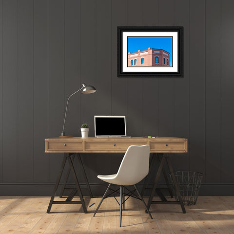 Blue Sky Black Ornate Wood Framed Art Print with Double Matting by Malone, Will