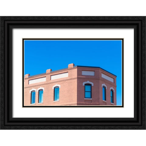 Blue Sky Black Ornate Wood Framed Art Print with Double Matting by Malone, Will