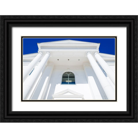 White Black Ornate Wood Framed Art Print with Double Matting by Malone, Will