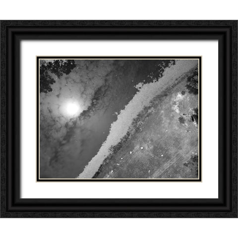 Belton Pond Black Ornate Wood Framed Art Print with Double Matting by Malone, Will