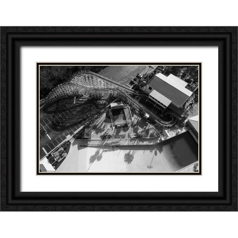 Waterville 2 Black Ornate Wood Framed Art Print with Double Matting by Malone, Will