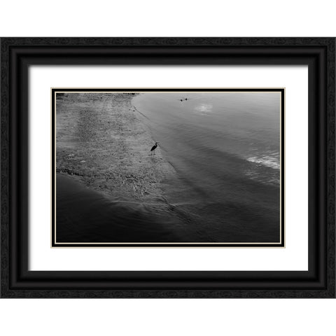 The Marshes Black Ornate Wood Framed Art Print with Double Matting by Malone, Will