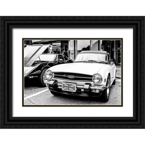TR6 BW Black Ornate Wood Framed Art Print with Double Matting by Malone, Will