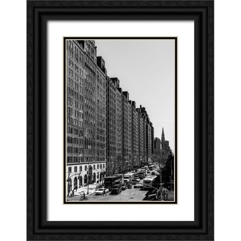 Highline 3 Black Ornate Wood Framed Art Print with Double Matting by Malone, Will