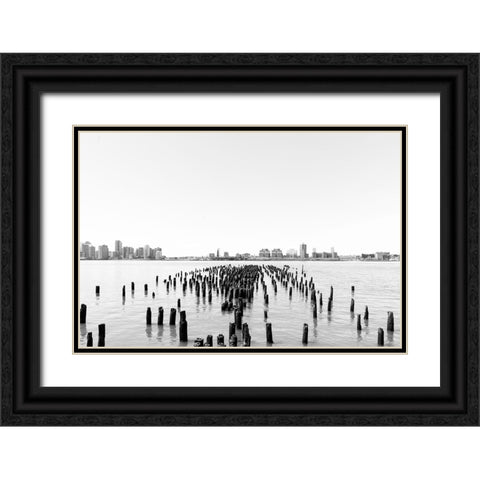 Hudson Black Ornate Wood Framed Art Print with Double Matting by Malone, Will
