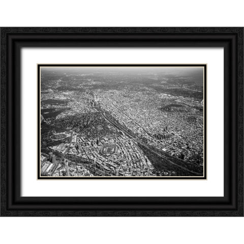 Just Look Down 2 Black Ornate Wood Framed Art Print with Double Matting by Malone, Will