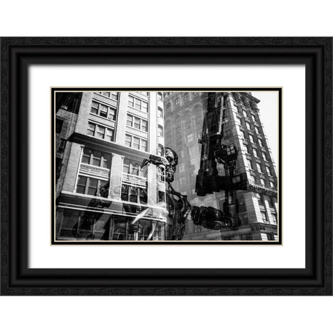 Terminator  Black Ornate Wood Framed Art Print with Double Matting by Malone, Will