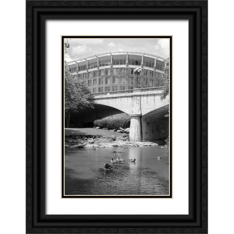 Talk of the Town 2 Black Ornate Wood Framed Art Print with Double Matting by Malone, Will