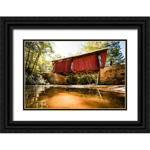 Campbellâ€™s Covered 1 Black Ornate Wood Framed Art Print with Double Matting by Malone, Will