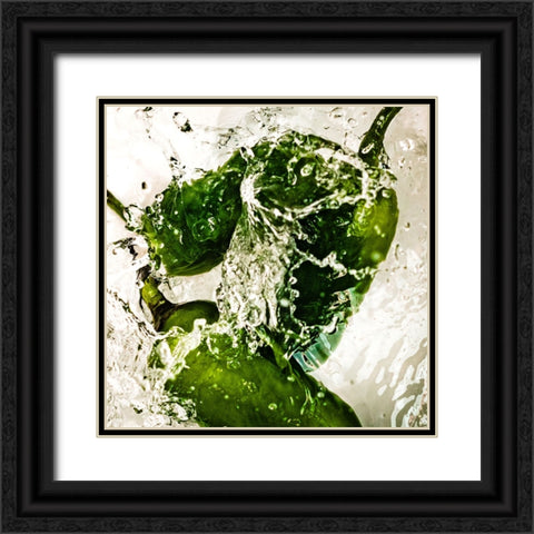 JalapeÃ±o Dance Black Ornate Wood Framed Art Print with Double Matting by Malone, Will