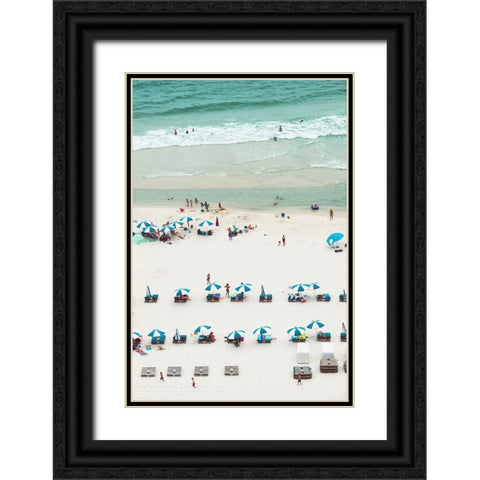 White Sands  Black Ornate Wood Framed Art Print with Double Matting by Malone, Will
