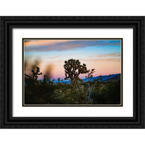 Alone in the Crowd Black Ornate Wood Framed Art Print with Double Matting by Malone, Will