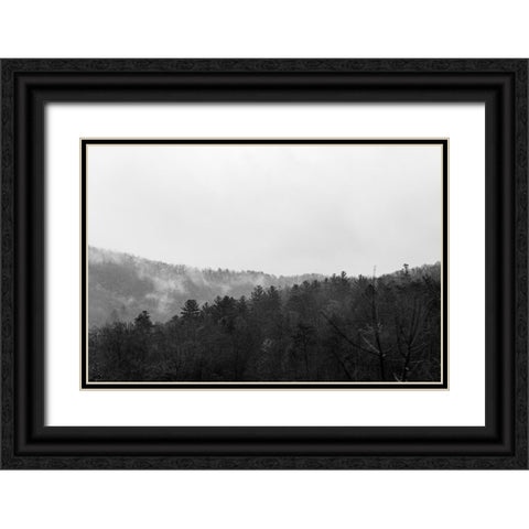 Convergence Black Ornate Wood Framed Art Print with Double Matting by Malone, Will
