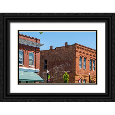 Spearmint Black Ornate Wood Framed Art Print with Double Matting by Malone, Will