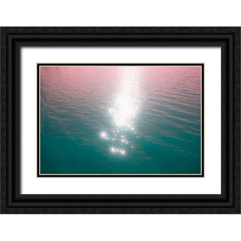 Lake Chatuge Black Ornate Wood Framed Art Print with Double Matting by Malone, Will